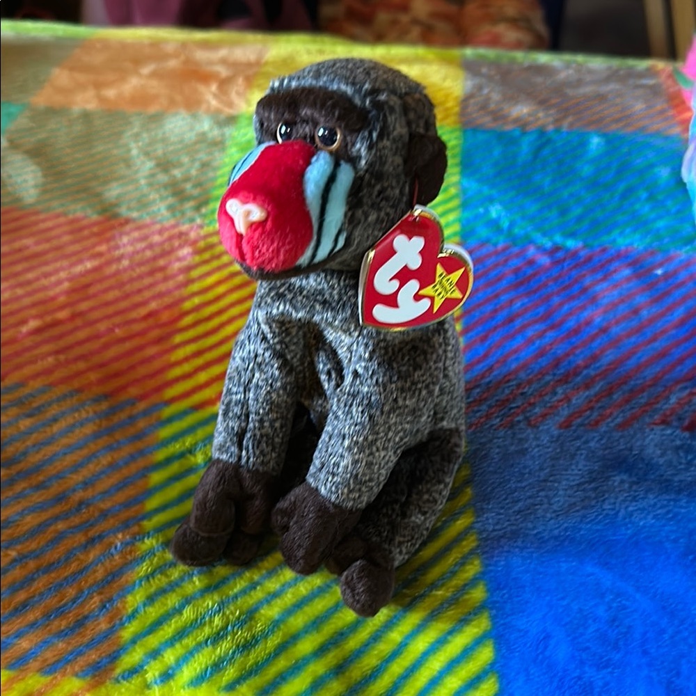 Ty Cheeks the Monkey Beanie Baby